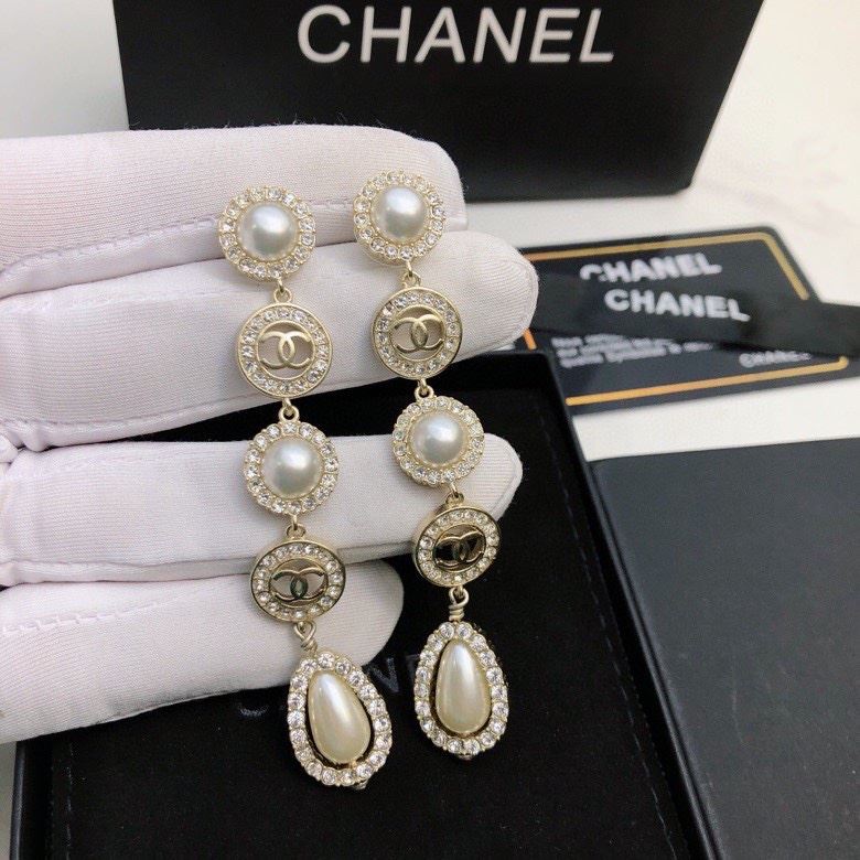 Ch*el earrings